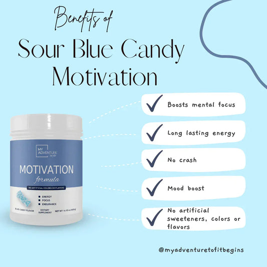 12 Top Benefits of Sour Blue Candy Motivation Supplement - My Adventure to Fit