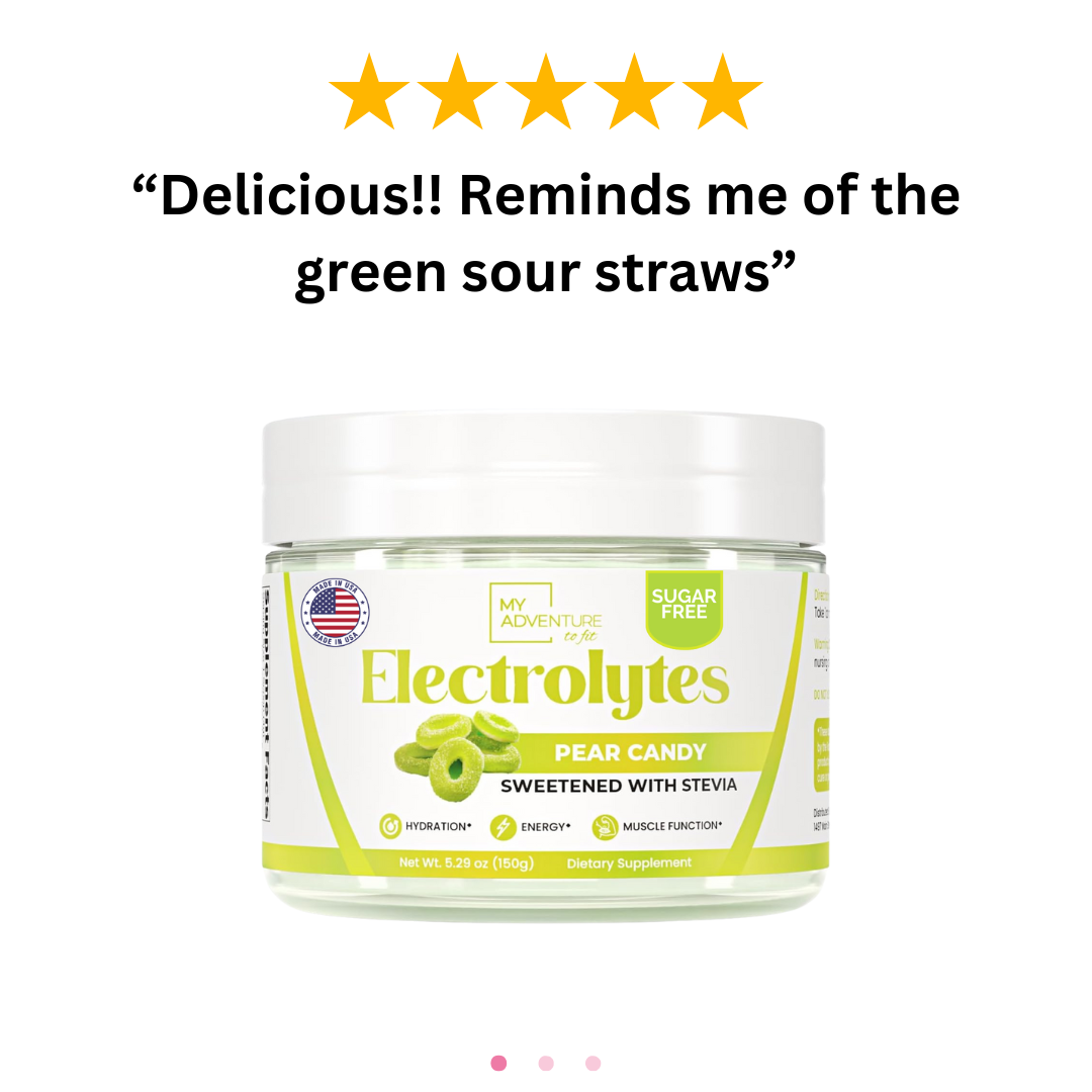 Pear Candy Electrolytes - 37 Servings | Zero Sugar Hydration