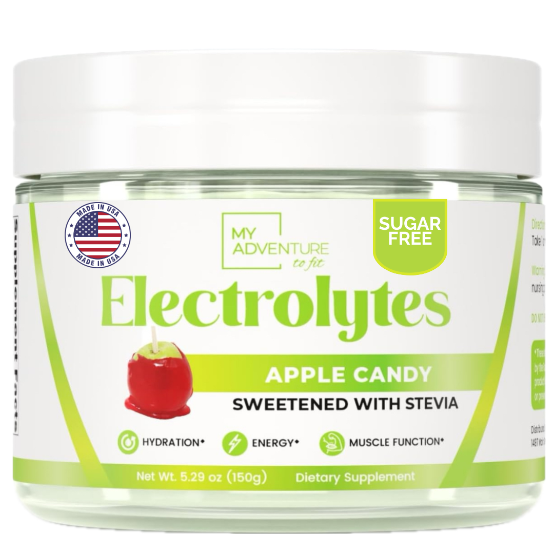 Apple Candy Electrolytes My Adventure to Fit Tiffany Plate Fall Drinks sugar free drink mix powder