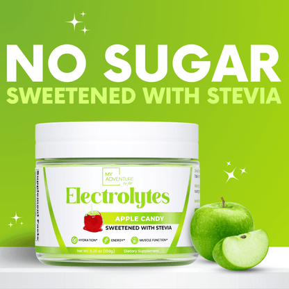 Apple Candy Electrolytes My Adventure to Fit Tiffany Plate Fall Drinks sugar free drink mix powder