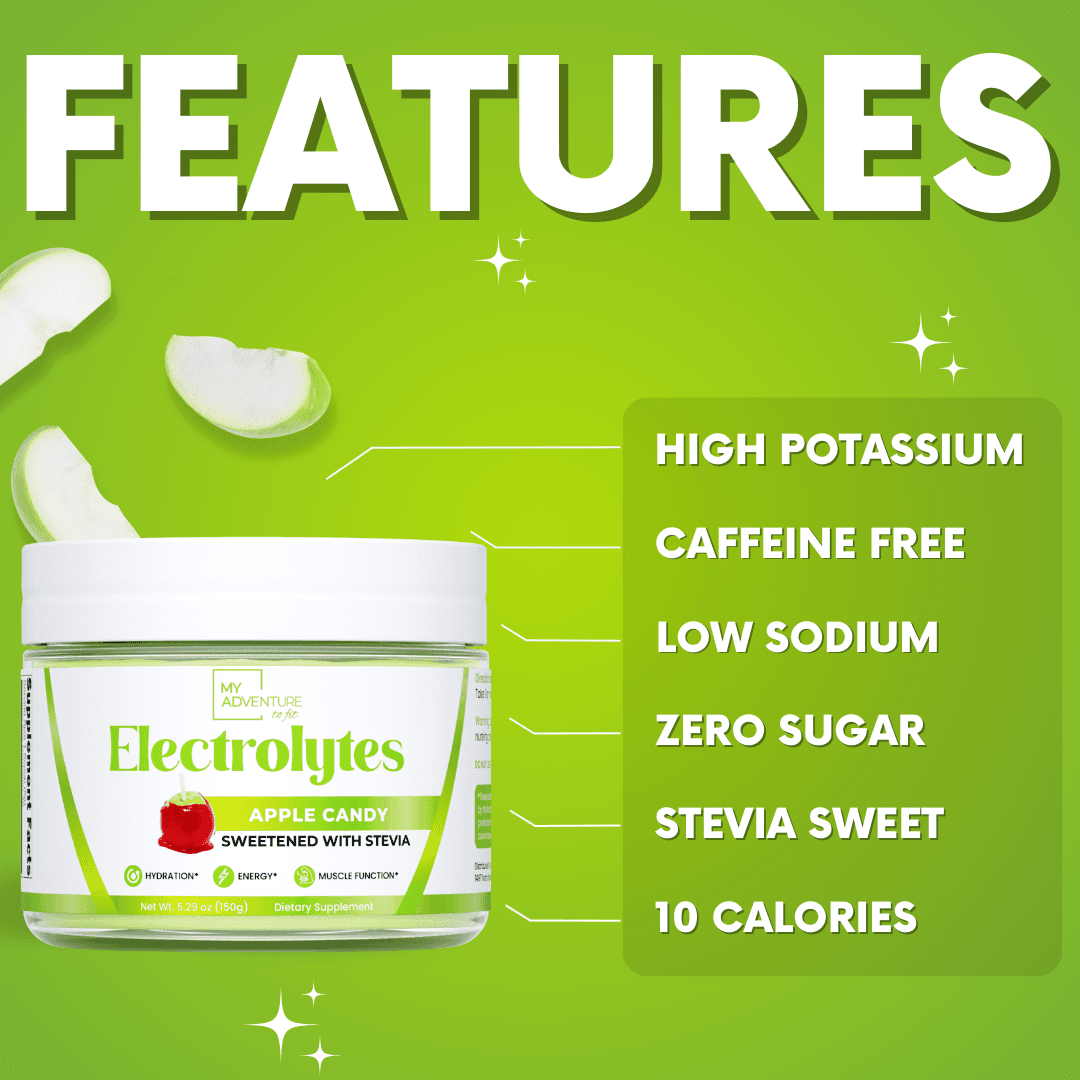 Apple Candy Electrolytes My Adventure to Fit Tiffany Plate Fall Drinks sugar free drink mix powder