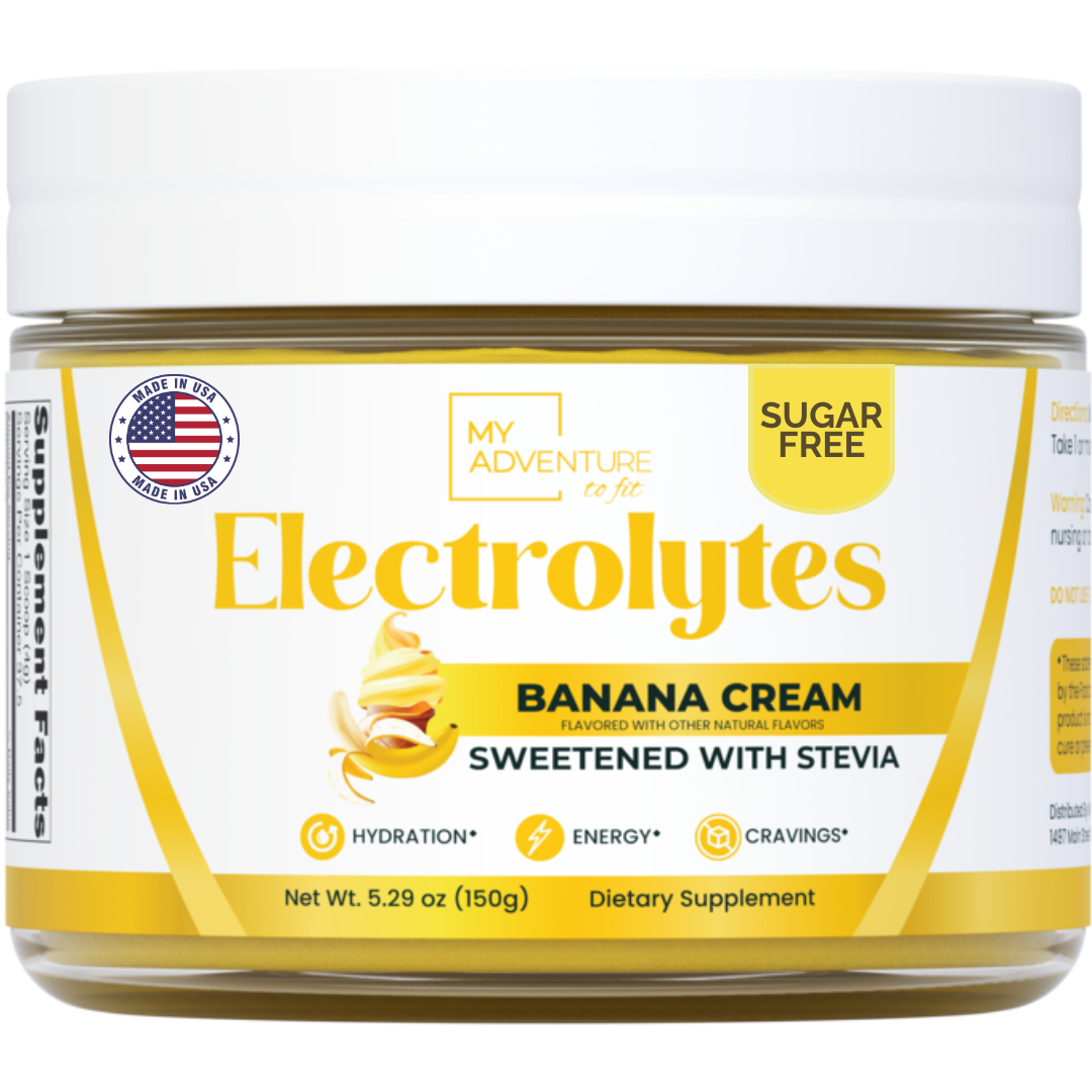 Banana cream electrolytes sugar free drink mix powder tiffany my adventure to fit 