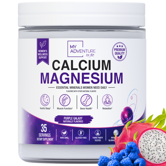 Purple Galaxy Calcium Magnesium - 35 Servings | Zero Sugar - Stress & Cramp Support