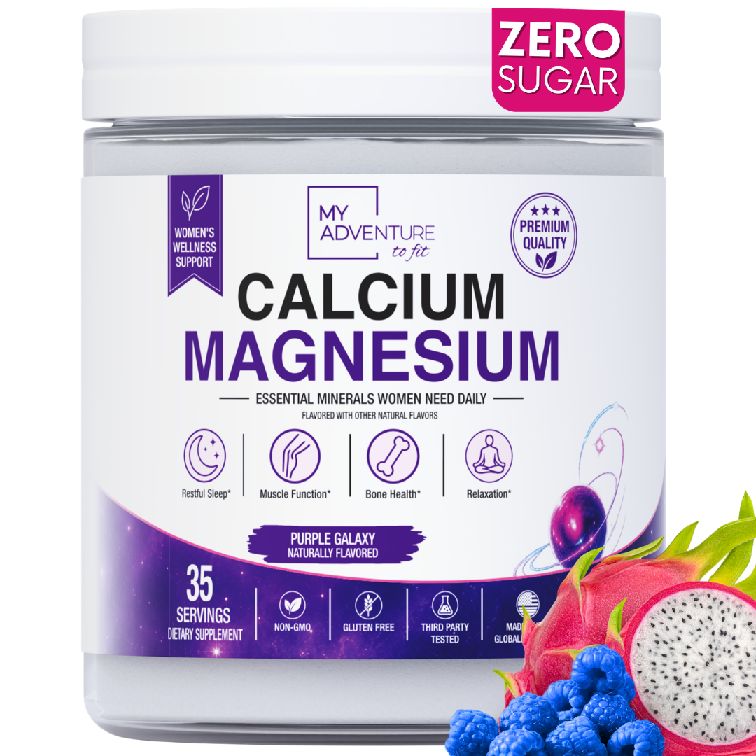 RELAXING DRINK MIX Stress & Cramp Support | Purple Galaxy Calcium & Magnesium | ZERO SUGAR | 35 Servings