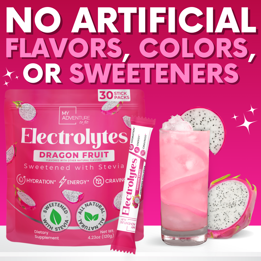 Dragon Fruit Electrolytes My Adventure to Fit dragonfruit no artificial colors, no artificial flavors sweetened with stevia