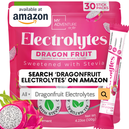 Electrolytes - Dragon Fruit 30 Count Sticks