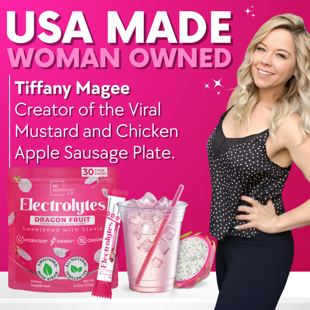 Dragon Fruit Electrolytes My Adventure to Fit made in the USA woman owned dragonfruit