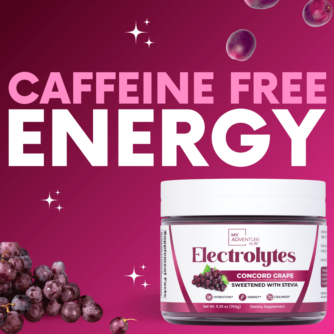 Grape Electrolytes Powder My Adventure to Fit Tiffany Plate Sugar Free Hydration Drink Mix 
