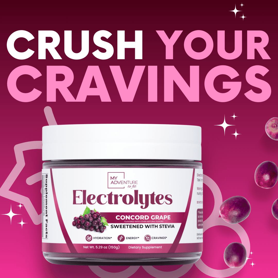 Grape Electrolytes Powder My Adventure to Fit Tiffany Plate Sugar Free Hydration Drink Mix cravings