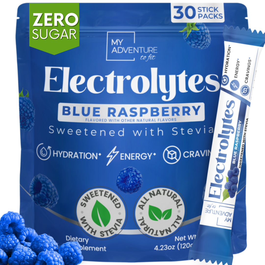 Blue Raspberry Electrolytes – Stick Packs | Zero Sugar Hydration