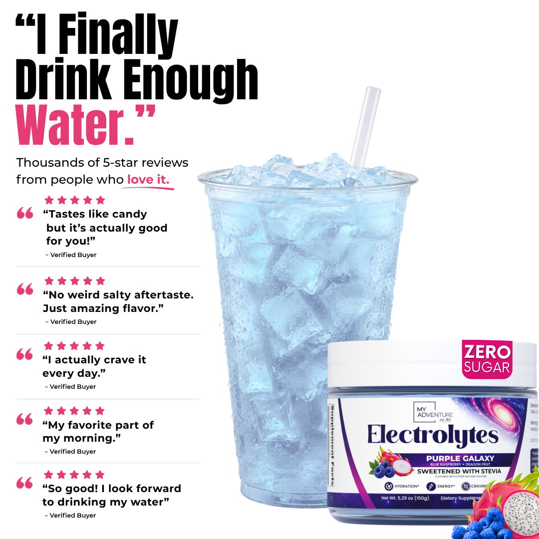 NEW LAUNCH! Purple Galaxy Electrolytes | ZERO SUGAR Hydration | 37 Servings