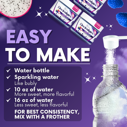 NEW LAUNCH! Purple Galaxy Electrolytes | ZERO SUGAR Hydration | 37 Servings