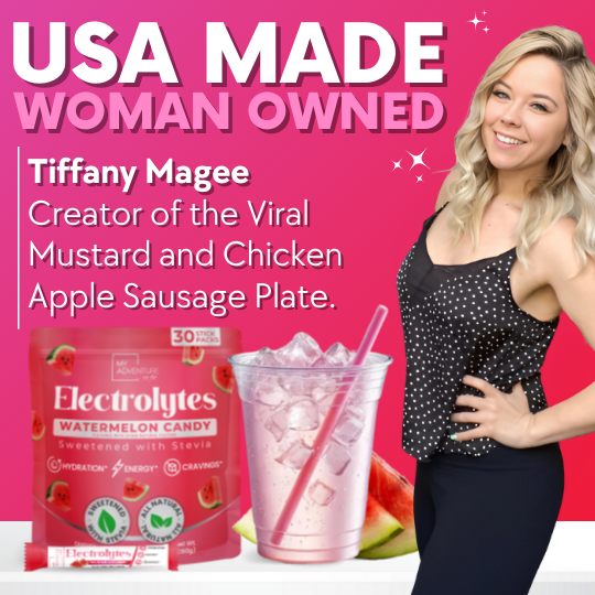 Watermelon Candy Electrolytes – Stick Packs 30 Ct | Zero Sugar Hydration