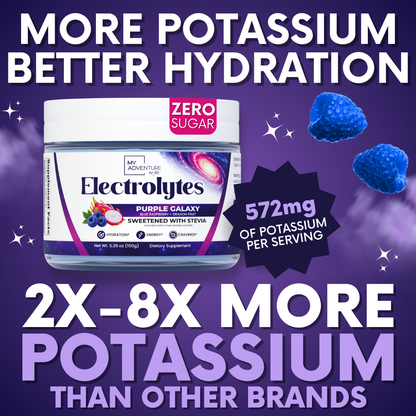 NEW LAUNCH! Purple Galaxy Electrolytes | ZERO SUGAR Hydration | 37 Servings