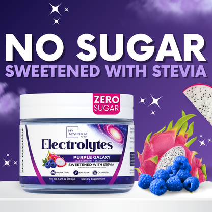 NEW LAUNCH! Purple Galaxy Electrolytes | ZERO SUGAR Hydration | 37 Servings