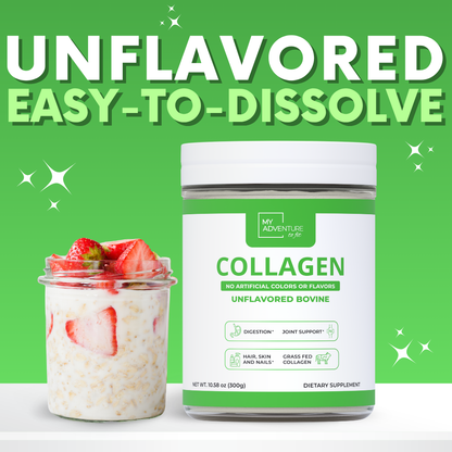Collagen - Grass Fed Bovine | Unflavored Protein for Skin, Hair, Nails & Joints