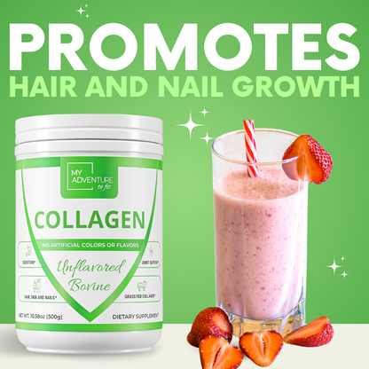 Collagen - Grass Fed Bovine | Unflavored Protein for Skin, Hair, Nails & Joints