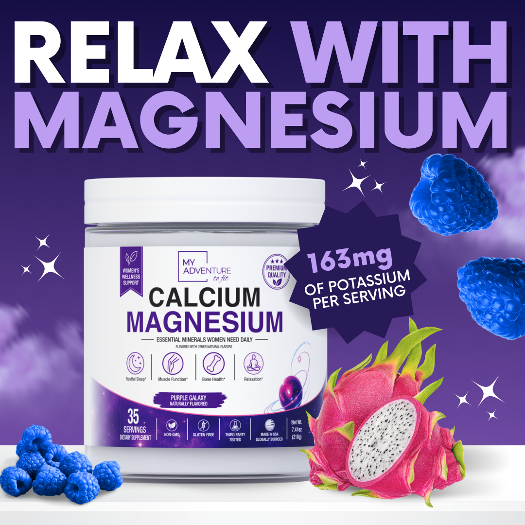 Purple Galaxy Calcium Magnesium - 35 Servings | Zero Sugar - Stress & Cramp Support