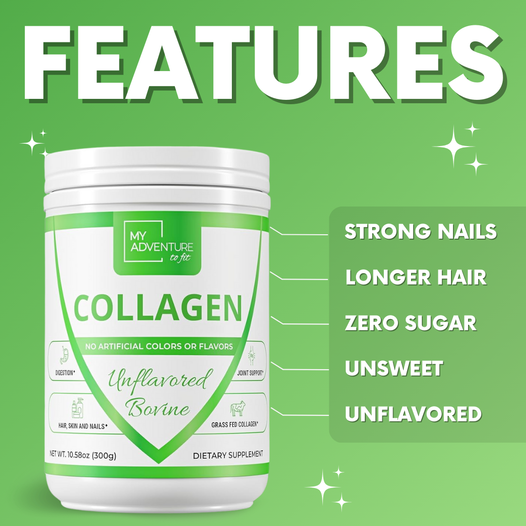 Collagen - Grass Fed Bovine | Unflavored Protein for Skin, Hair, Nails & Joints