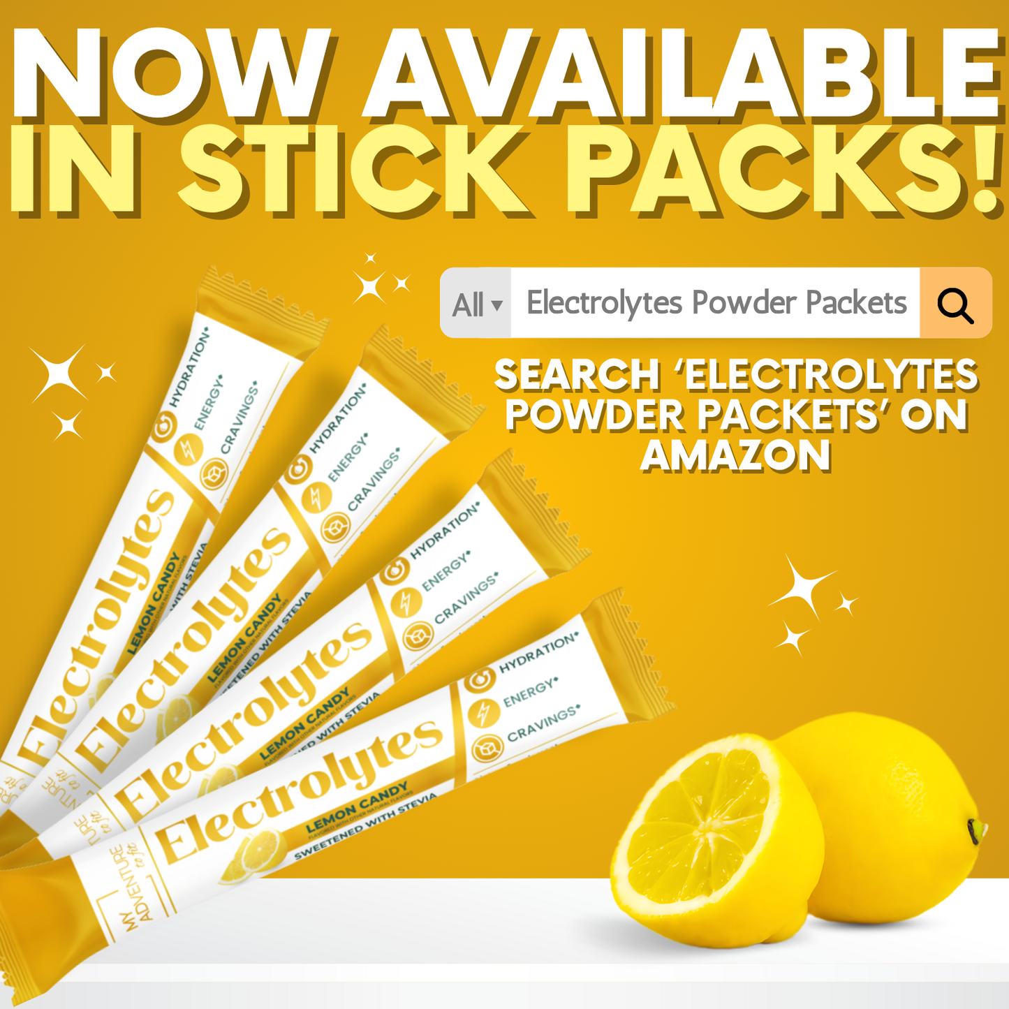 Lemon Electrolyte Drink Powder Mix My Adventure to Fit Tiffany Plate Tiktok Sugar Free Hydration  on Amazon