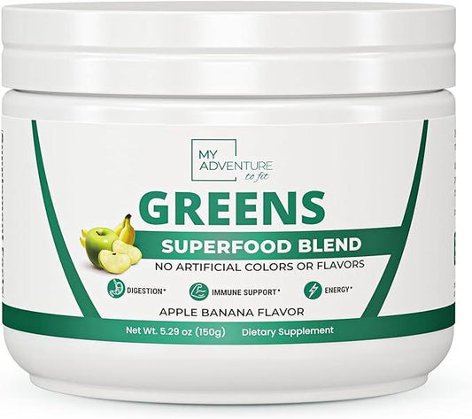 Apple Banana Greens - My Adventure to Fit