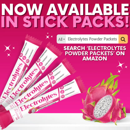 Electrolytes - Dragon Fruit 30 Count Sticks