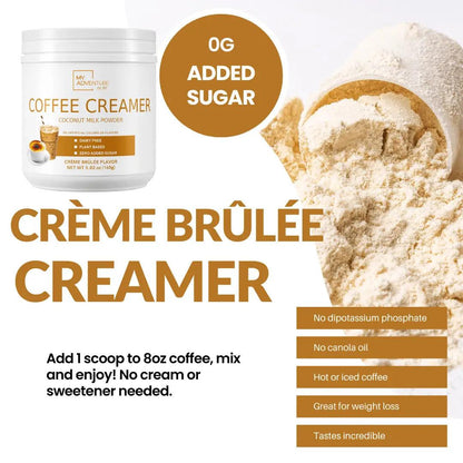 Crème Brûlée Creamer - Dairy Free - My Adventure to Fit