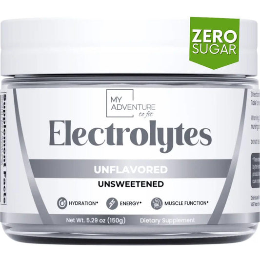 Electrolytes - Plain Unflavored Unsweetened - My Adventure to Fit