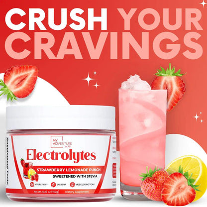 Electrolytes - Strawberry Lemonade Punch (LIMITED EDITION) - My Adventure to Fit