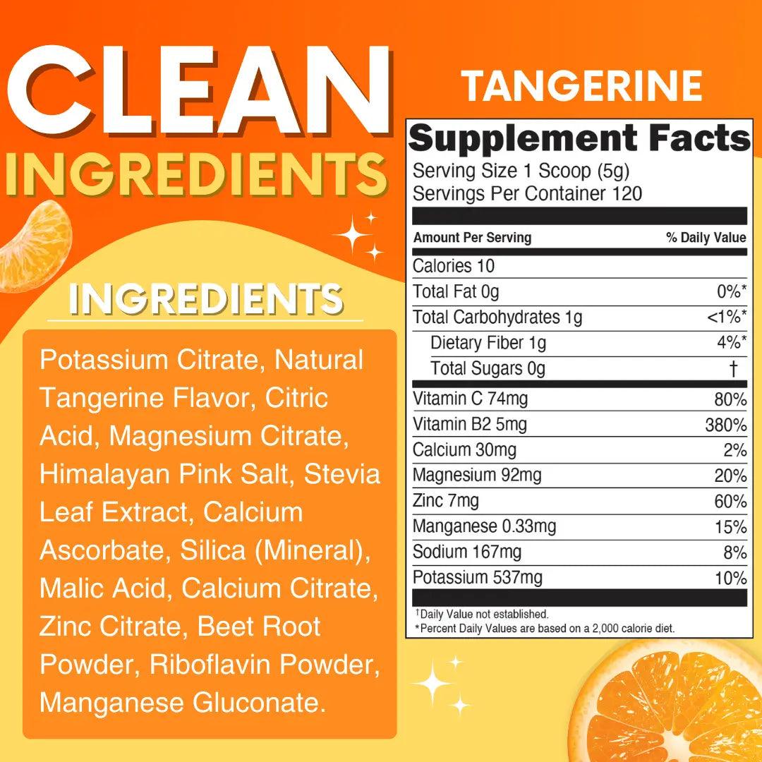 Electrolytes - Tangerine - Family Size - My Adventure to Fit