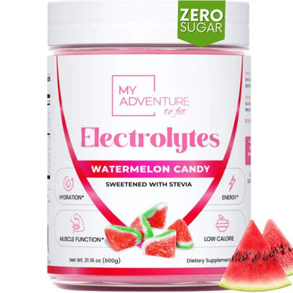 Electrolytes - Watermelon Candy - Family Size - My Adventure to Fit