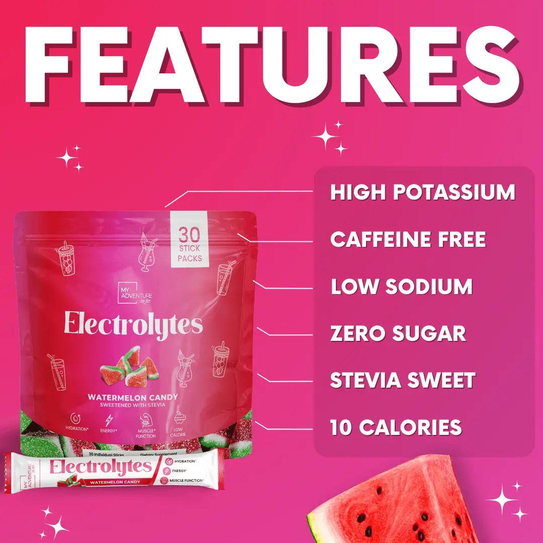 Electrolytes - Watermelon Stick Packs - My Adventure to Fit