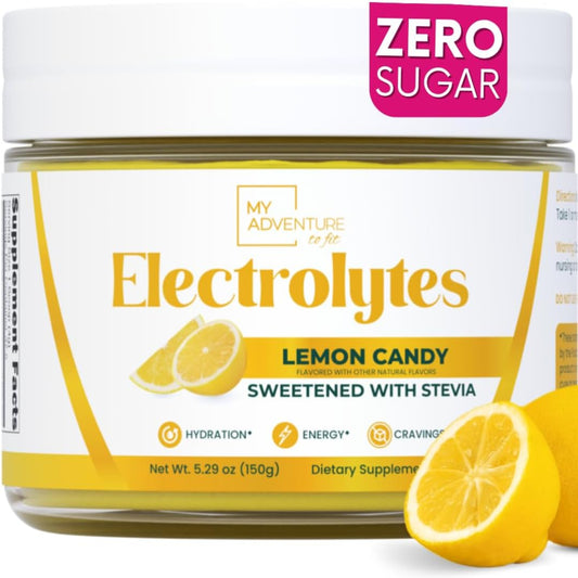 Lemon Candy Electrolytes - 37 Servings | Zero Sugar Hydration