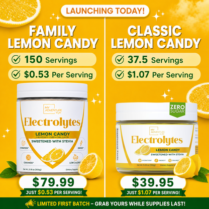Electrolytes - Lemon Candy - Family Size