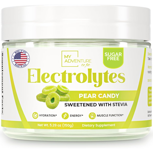 Pear Candy Electrolytes - 37 Servings | Zero Sugar Hydration