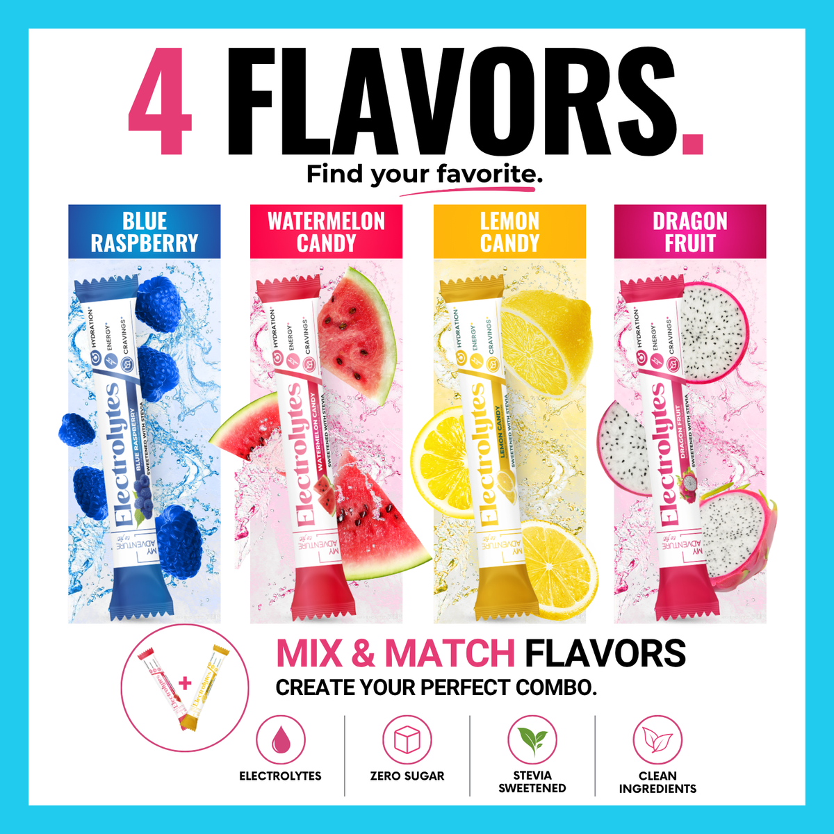 Best Selling Electrolytes Variety Stick Pack - 16ct