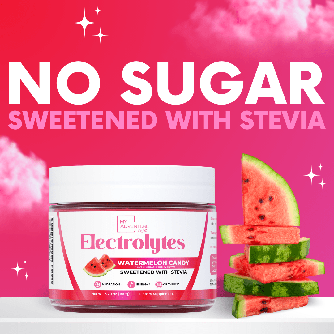 watermelon candy electrolytes jar my adventure to fit dye free no artificial flavors stevia sweetened low carb keto best tasting electrolytes tiffany plate tiktok 