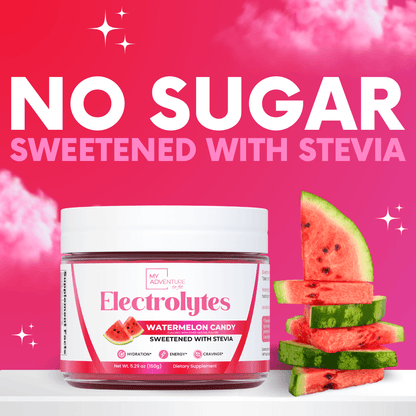 watermelon candy electrolytes jar my adventure to fit dye free no artificial flavors stevia sweetened low carb keto best tasting electrolytes tiffany plate tiktok 